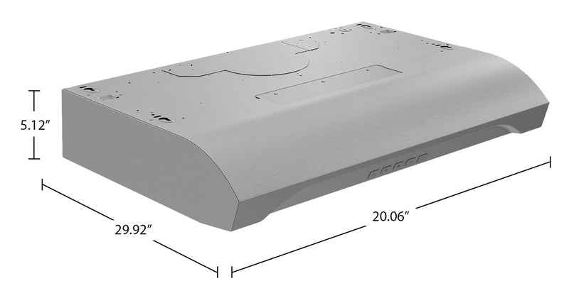 Broan ALT2 Series 30\" Under-Cabinet Range Hood - Stainless Steel - ALT2303SS