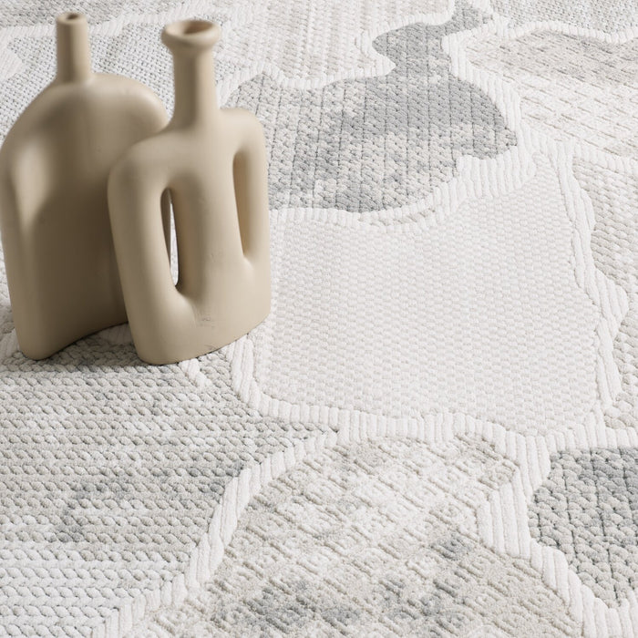 Cove Waves Grey Area Rug - 7'11\" x 10'10\"