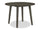 ["Bryn Drop-Leaf Dining Table, 42##PACKAGEDETAILSquot; Round - Dark Grey"]