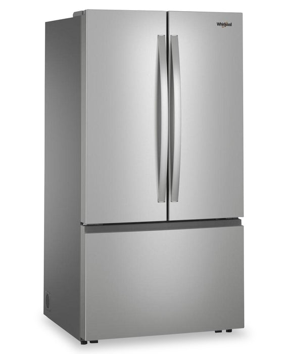 Whirlpool 36\" 31 Cu. Ft. French-Door Refrigerator with Ice Maker - Stainless Steel - WRFF3136SZ