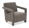 Demi 30\" Linen-Look Accent Chair - Brown