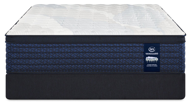 Serta Vanguard Stonehaven Eurotop Firm Full Mattress Set