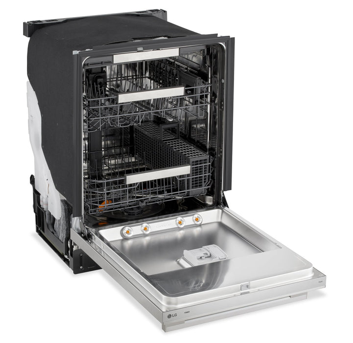 LG 24\" 42 dBA Built-In Top-Control Dishwasher with QuadWash® Pro - Stainless Steel - LDNTH753S 