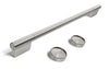 KitchenAid Handle Kit for 30\" Single Wall Oven or Built-in Microwave – Stainless Steel – W11774412