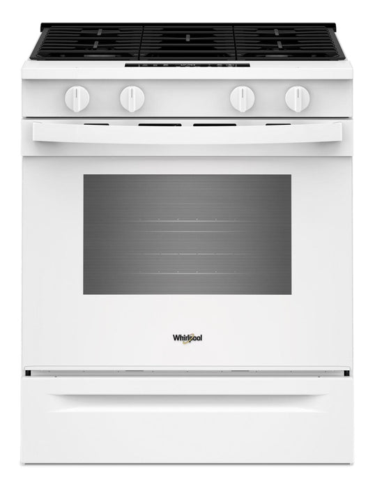 Whirlpool 30\" 5 Cu. Ft. Smart Gas Range - White - WSGS3330TW
