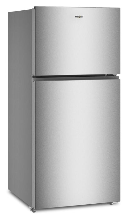 Whirlpool 29.5\" 19 Cu. Ft. Top Freezer Refrigerator – Fingerprint Resistant Stainless Steel - WRTX5419SZ 