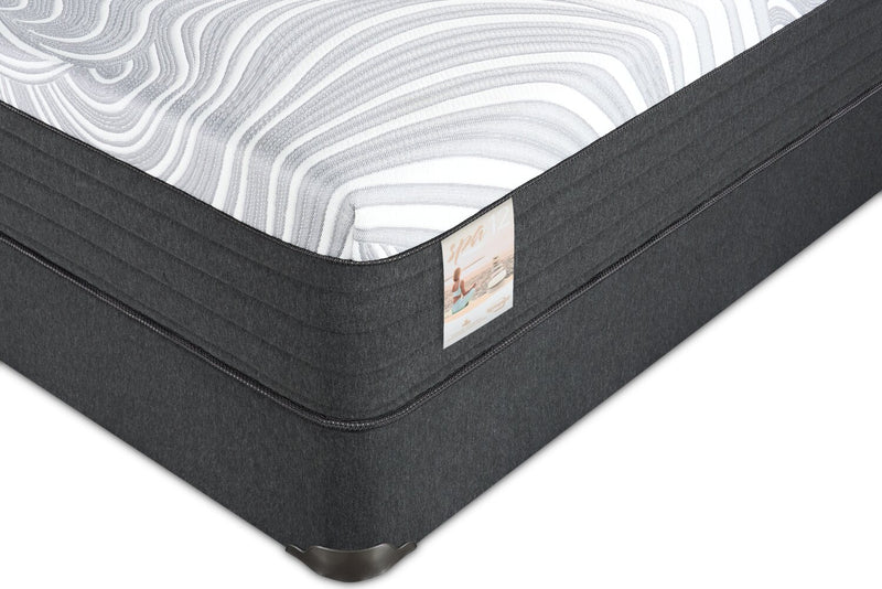 Springwall Spa 12 Plush Smooth Top Twin Mattress in a Box Set