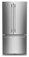 KitchenAid 33\" 22 Cu. Ft. Standard-Depth French Door Refrigerator - KRFF333SPS