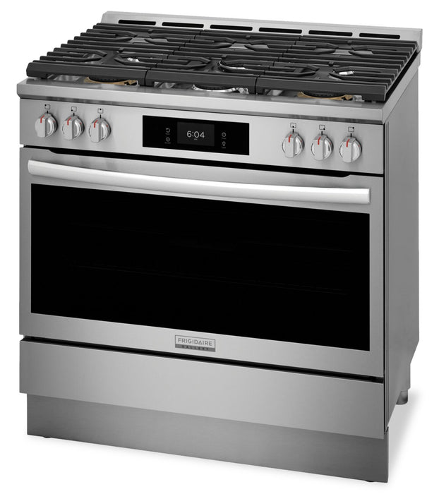 Frigidaire Gallery 36\" 4.6 Cu. Ft. Six-Burner Gas Range with Air Fry - Stainless Steel - GCFG3661AF