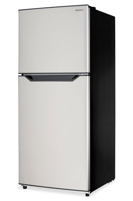Danby 23.44” 11 Cu. Ft. Apartment Size Top Mount Refrigerator – Stainless Steel - DFF116B2SSDBL