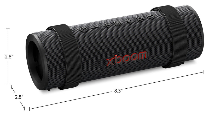 LG xboom Grab Core by will.i.am IP67 Water Resistant Portable Speaker (GRAB.ACANLBK)