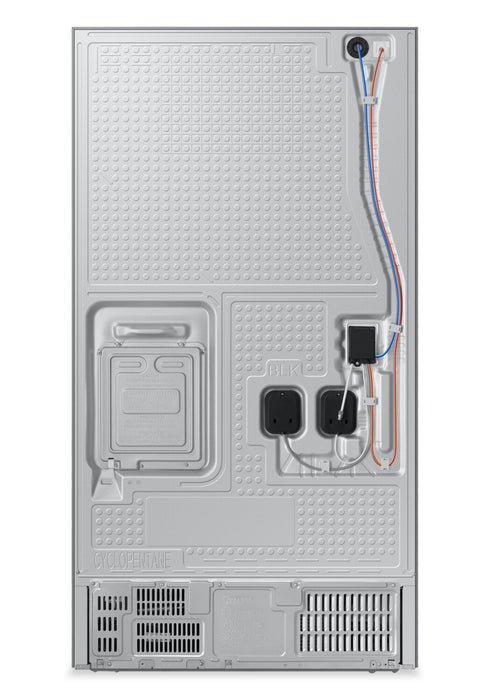 Samsung Bespoke AI 35.75” 26 Cu. Ft 3-Door French Door Refrigerator – Silver - RF27CG5B30SRAA