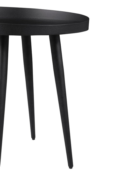Vaughn 17.7\" Modern End Table – Black 