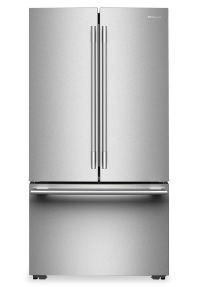 KitchenAid Counter-Depth French Door Refrigerator with Internal Water Dispenser – Stainless Steel - KRFC336SPS | Réfrigérateur KitchenAid de profondeur comptoir à portes françaises avec distributeur d’eau interne - acier inoxydable - KRFC336SPS