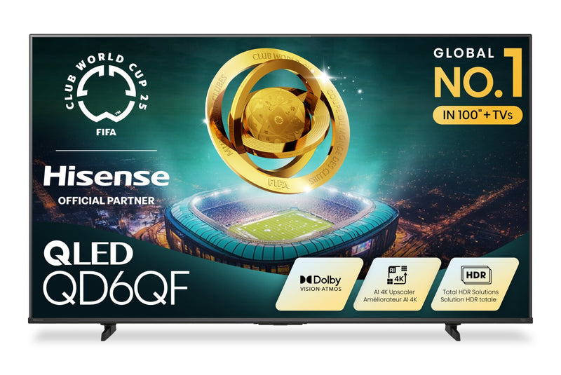 HISENSE 75\" QD6QF QLED 4K UHD Smart Fire TV (75QD6QF)