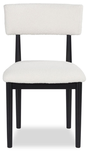 Jolie Upholstered Dining Chair - Black 