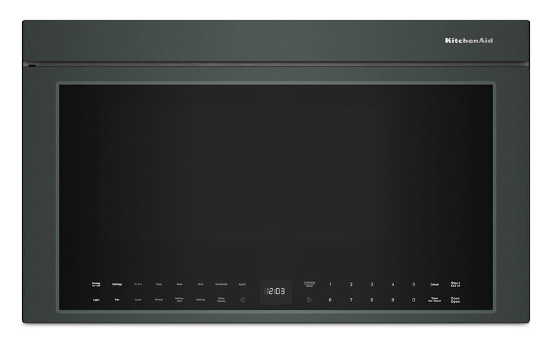 KitchenAid Multifunction Smart Flush Mount Over-the-Range Microwave Oven - Juniper - YKMMF730PJP