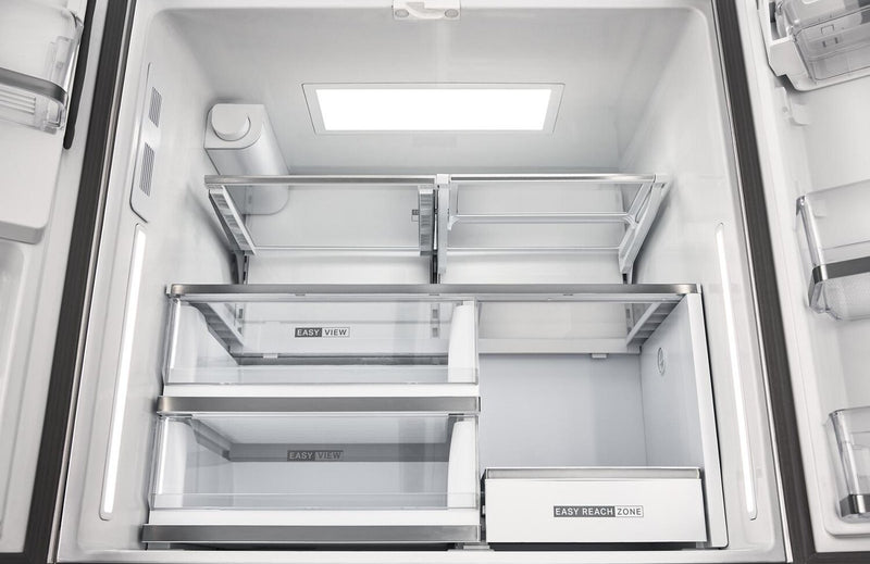 Whirlpool 36\" 22 Cu. Ft. True Counter Depth French Door Refrigerator – Stainless Steel - WRMC7036RZ