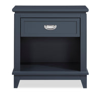Quinn Bedside 1-Drawer Nightstand with Shelf, 24