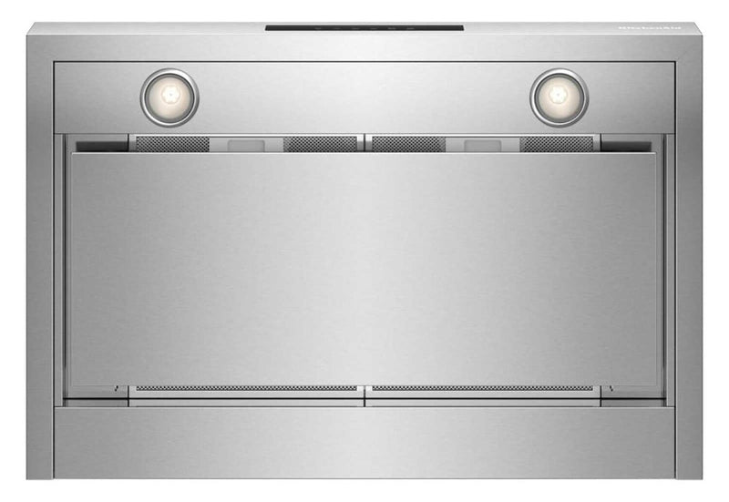 KitchenAid 30\" Wall-Mount 4-Speed Canopy Range Hood – Stainless Steel - KVWC730SSS