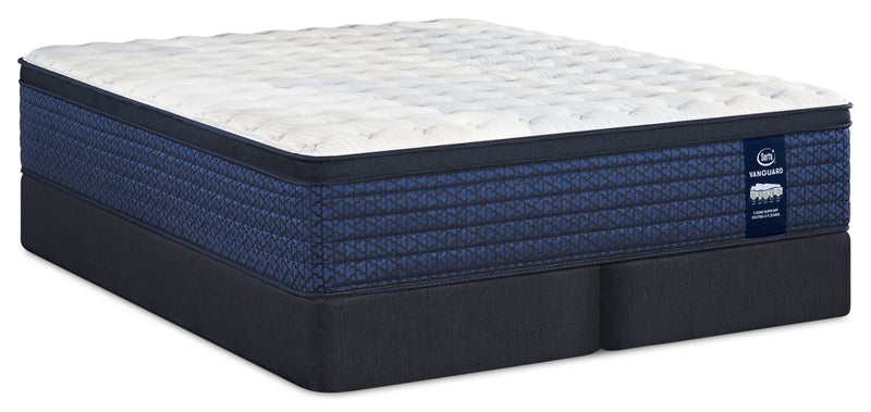 Serta Vanguard Stonehaven Eurotop Firm King Mattress Set