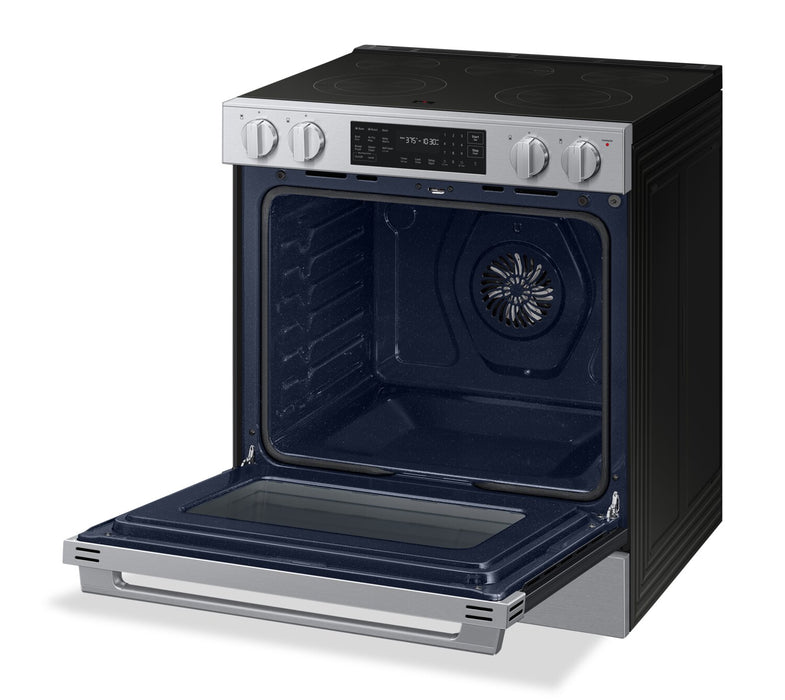 Samsung Bespoke 6.3 Cu. Ft. Slide-In Electric Range with No-Preheat Air Fry Max - NSE70H63SR