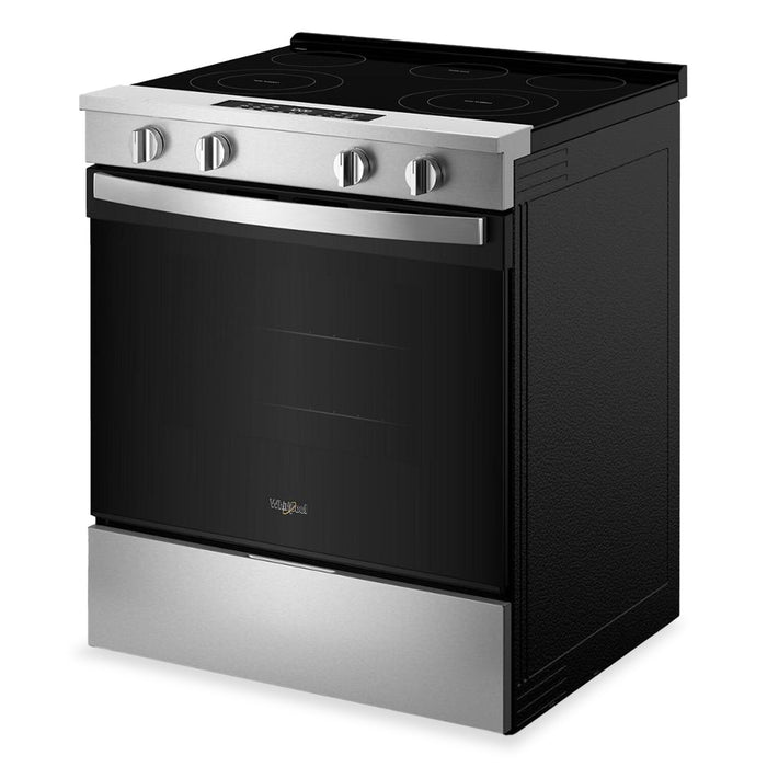Whirlpool 30\" 5.3 Cu. Ft. Smart Electric Range with Air Cooking - Stainless Steel - YWSES4530TZ