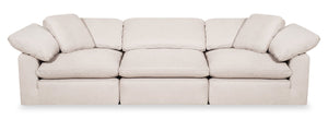 Eclipse Linen-Look Fabric Modular Sofa - Linen