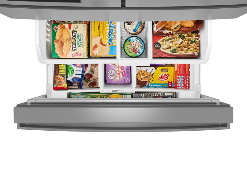 Whirlpool 36\" 29 Cu. Ft. French Door Refrigerator – Fingerprint-Resistant Stainless Steel - WRMF3636SZ