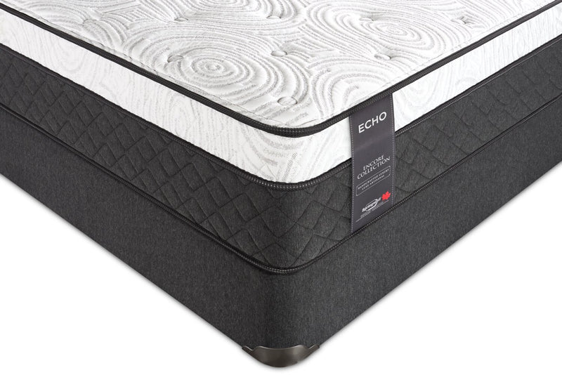 Springwall Encore Echo Eurotop Firm Full Mattress Set