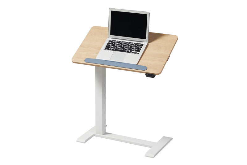 Aaron 26.77\" Portable Lift-Top Office Desk with Adjustable Height - Oak