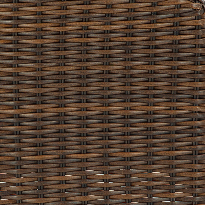 Tofino Outdoor Patio Loveseat - Resin Wicker, UV & Weather Resistant - Green/Brown/Black