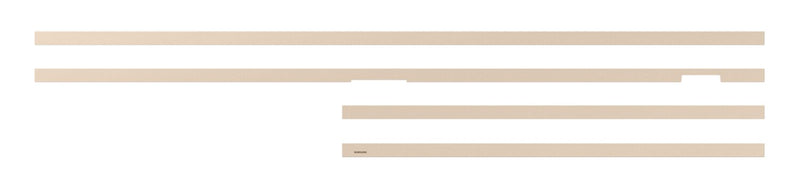 Samsung Customizable Bezel for 75\" The Frame Pro TV - Beveled Sand Gold