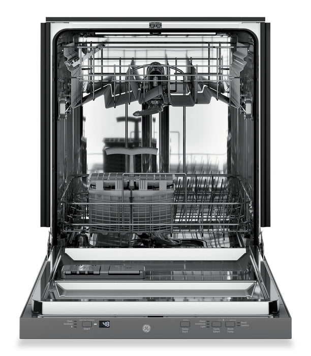 GE 24\" 51 dBA Built-In Dishwasher with Piranha™ Hard Food Disposer - Stainless Steel - GDT225SSLSS