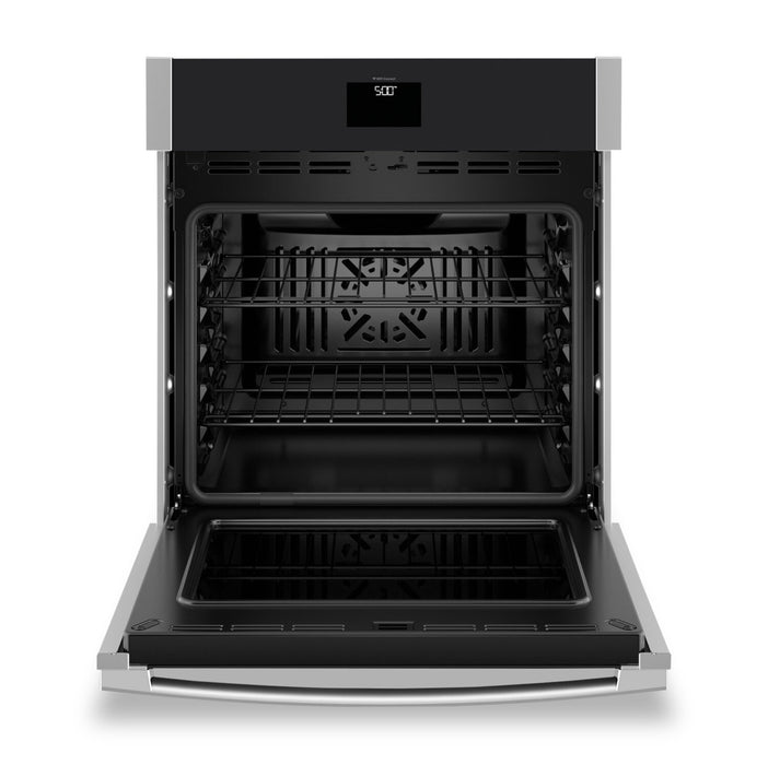 GE 27\" 4.3 Cu. Ft. Electric Single Wall Oven with No Preheat Air Fry - Stainless Steel - JKS5000SVSS