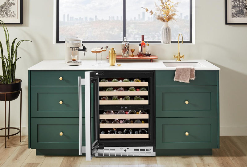 KitchenAid 24\" Undercounter Wine Cellar - PrintShield™ Stainless Steel - KUWL524SPS