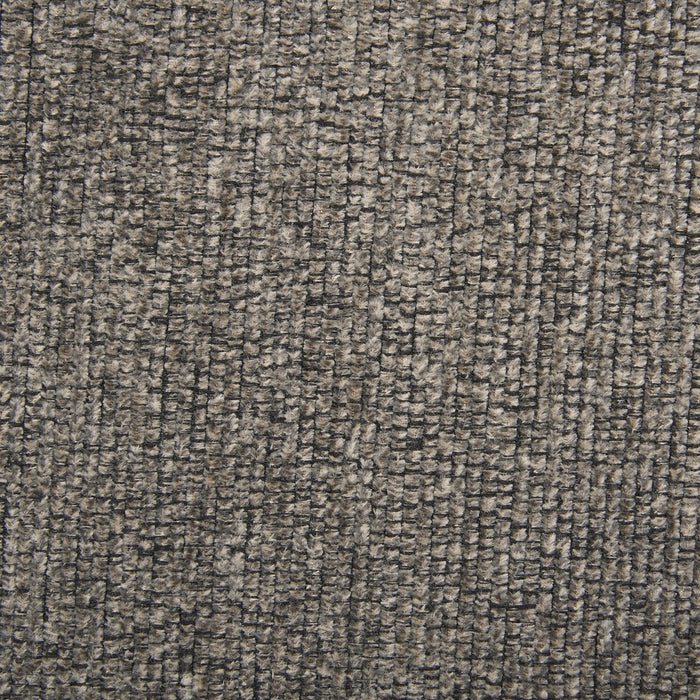 Made in Canada Lennox 35\" Chenille Fabric Chair with Reversible Cushions and Track Arms - Grey