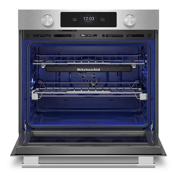 KitchenAid 30\" Smart Electric Single Wall Oven – PrintShield Stainless Steel - KOES730SPS