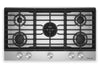 KitchenAid Gas-on-Metal Cooktop with Integrated Wok Grate – Stainless Steel - KCGK536SSS