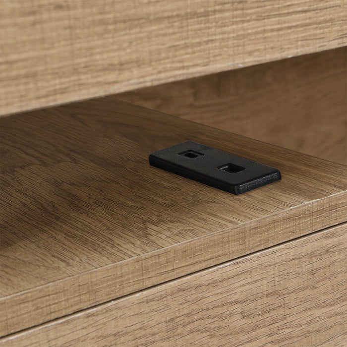 Winslow 60\" Desk with 3-Drawers - Light Brown