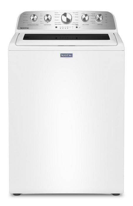 Maytag 5.4 Cu Ft. Top Load Agitator Washer and 7.0 Cu. Ft. Pet Pro Electric Dryer – White - MATL56WW