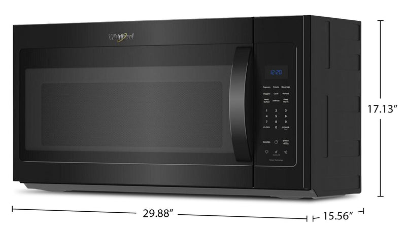 Whirlpool 1.9 Cu. Ft. Over the Range Microwave with Sensor Cooking - Black - YWMMS3230SB\t