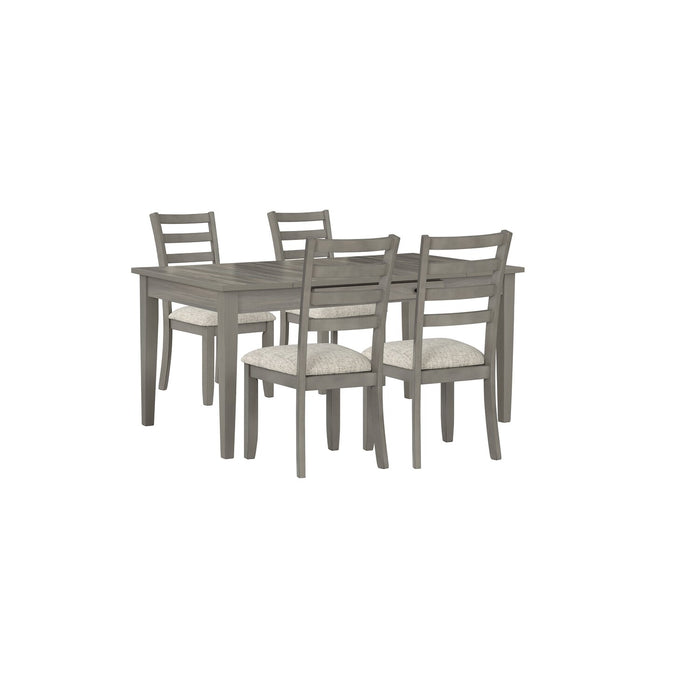 Cove Dining Table with Storage Drawers, Melamine, 66\"W - Grey