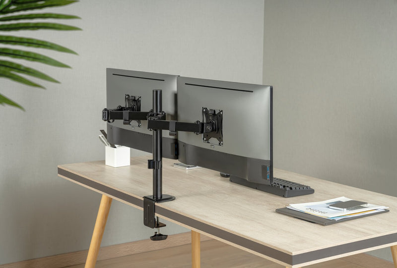 Ultralink Performance Low Profile Dual Monitor Arm Mount for Screens 17\" - 32\" (ULPMALP2)