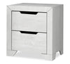 Elite 6pc Bedroom Set with Bed, Dresser, Mirror & Nightstand, LED, Modern, White - Queen Size | Ensemble de chambre à coucher moderne Elite blanc 6 pièces avec lit, commode, miroir, table de nuit et éclairage à DEL - format grand lit