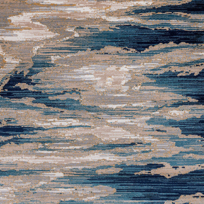 Samantha Multi-Coloured Contemporary Area Rug – 5'3\" x 7'5\" 