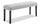 Libra Dining Bench with Polyester Fabric, 48"W - Grey