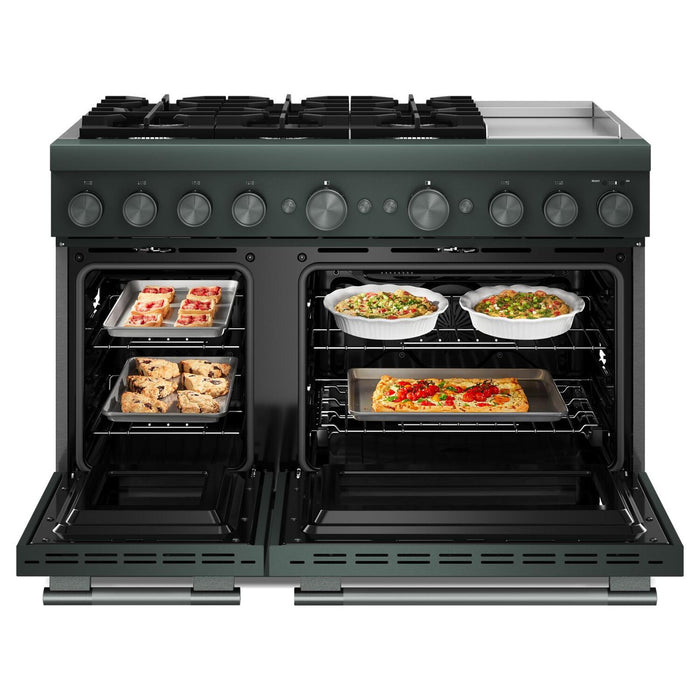 KitchenAid 6.3 Cu. Ft. 6 Burner Dual Fuel Range with Griddle – Juniper - KFDD948SJP