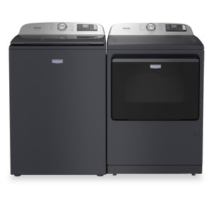 Maytag 6.0 Cu. Ft. Pet Pro Smart Top-Load Washer and 7.4 Cu. Ft. Electric Dryer – Midnight Steel 