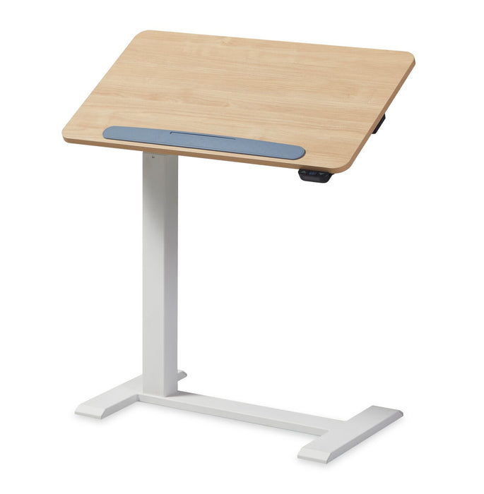 Aaron 26.77\" Portable Lift-Top Office Desk with Adjustable Height - Oak